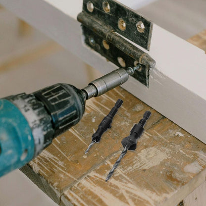Cone Drill Bit Set Woodworker Hexagonal S High Hardness