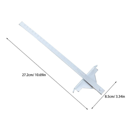 Cordless Circular Saw Rip Fence Plated Silver Aluminum Integrated Multi-Tool Support