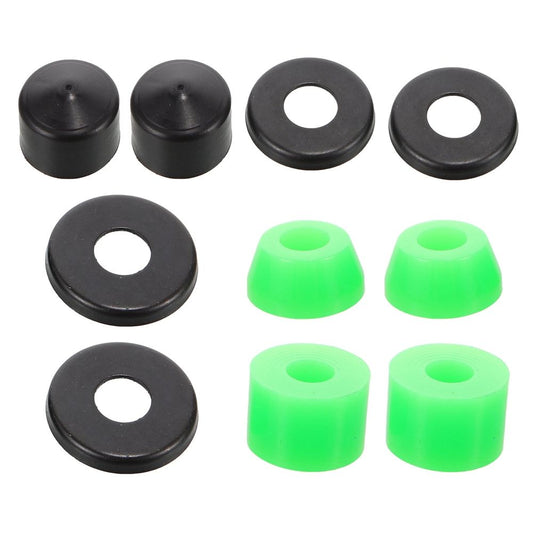Truck Bushings Set with Shock Absorber Pads, Plastic and PU Material for Daily Skateboard Riding