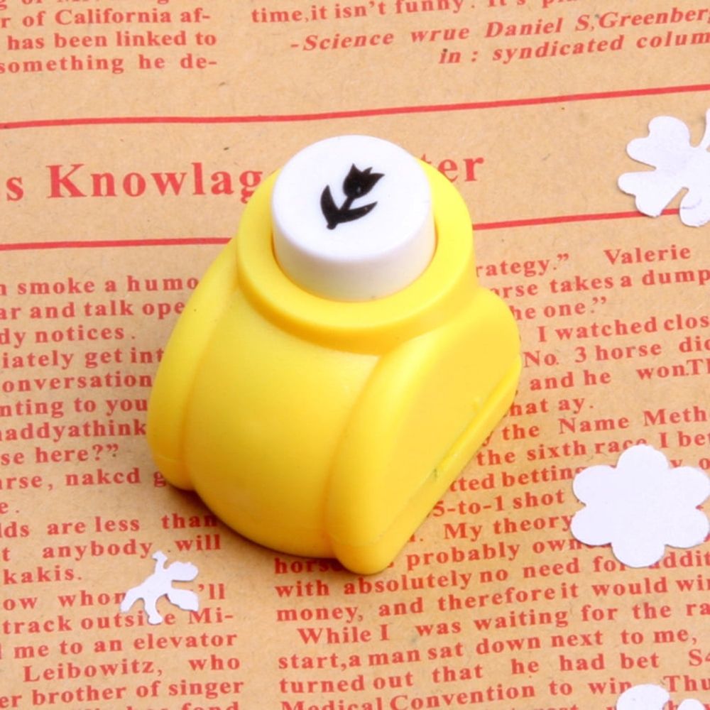 Craft Punch Punching Machine Hole Puncher Embossing Tool Paper Scrapbook Cutter Shapes Manual 12 Pcs