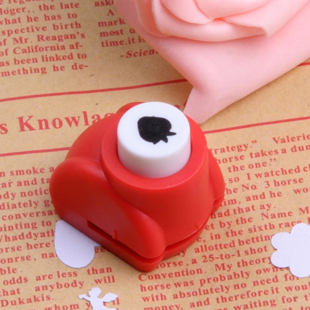 Craft Punch Punching Machine Hole Puncher Embossing Tool Paper Scrapbook Cutter Shapes Manual 12 Pcs