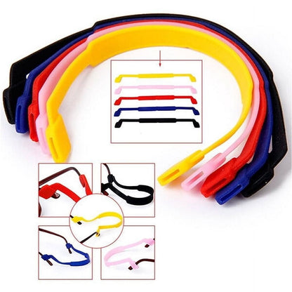 Yellow Anti- Safety Glasses Lanyard 5-Pack for Sports, Eyewear Retainer Strap Accessories