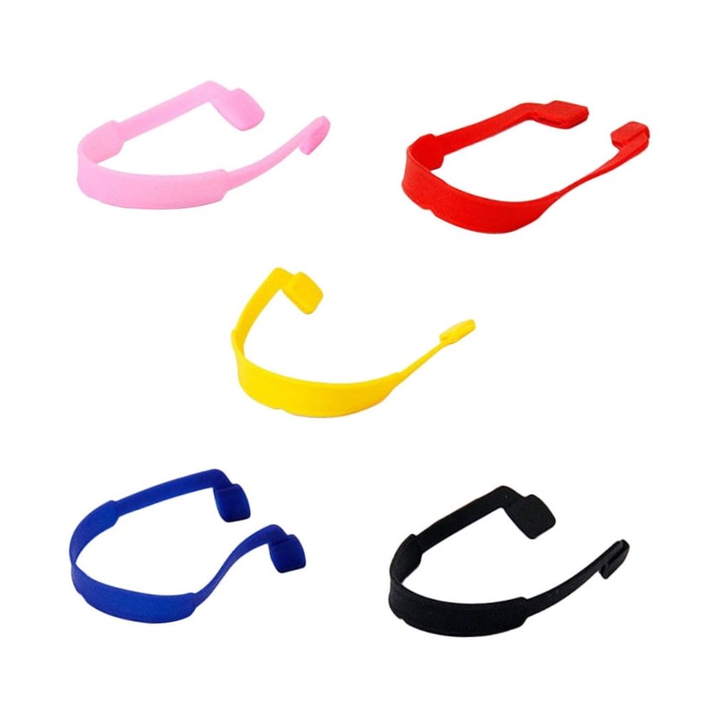 Yellow Anti- Safety Glasses Lanyard 5-Pack for Sports, Eyewear Retainer Strap Accessories