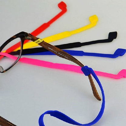 Yellow Anti- Safety Glasses Lanyard 5-Pack for Sports, Eyewear Retainer Strap Accessories