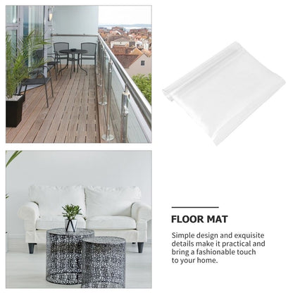 Transparent Chair Mat Waterproof Wear Resistant for Home 3Pcs
