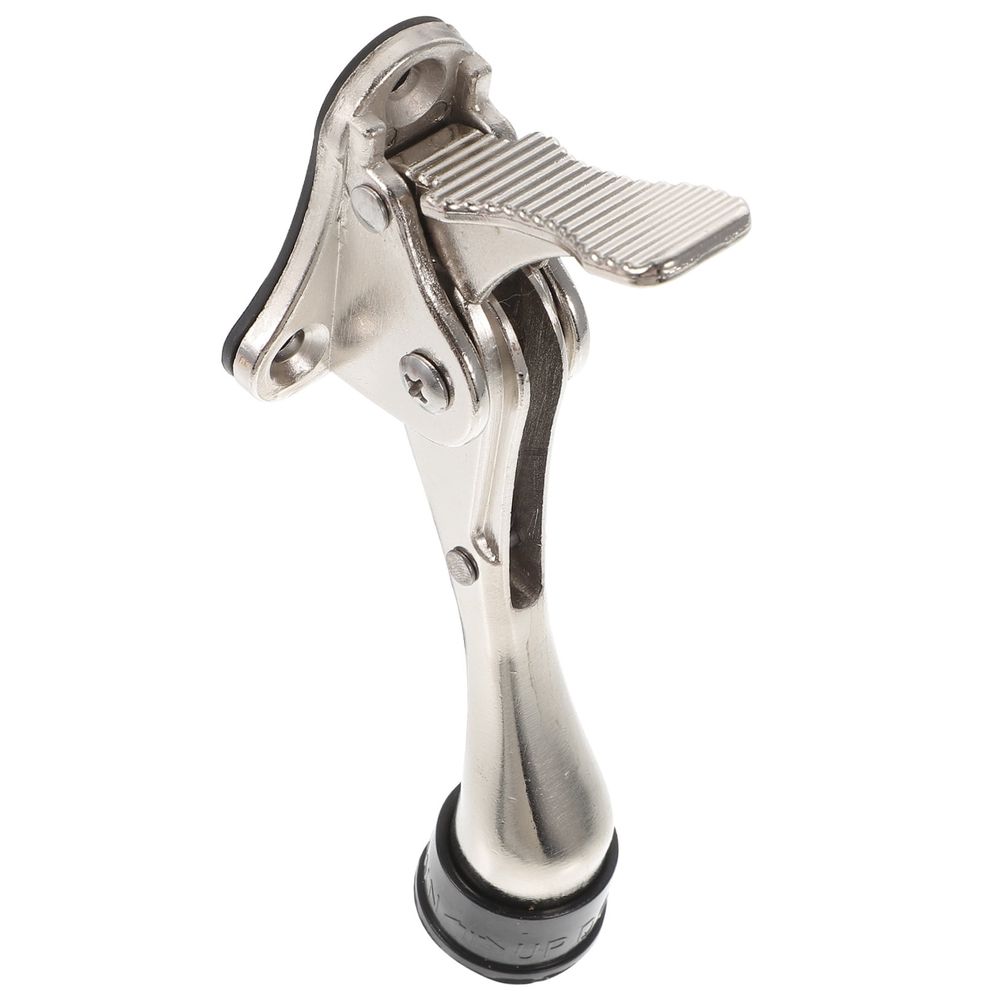 Heavy Duty Door Stopper Holders Keep Open Bottom Child Silver