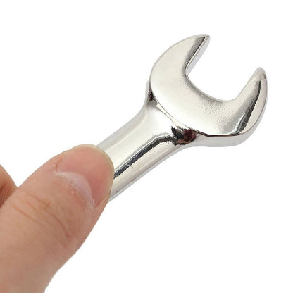 Dual Fixed Head Ratchet Wrench Chrome Vanadium Steel Repair Machine Auto Tool Silver 13MM