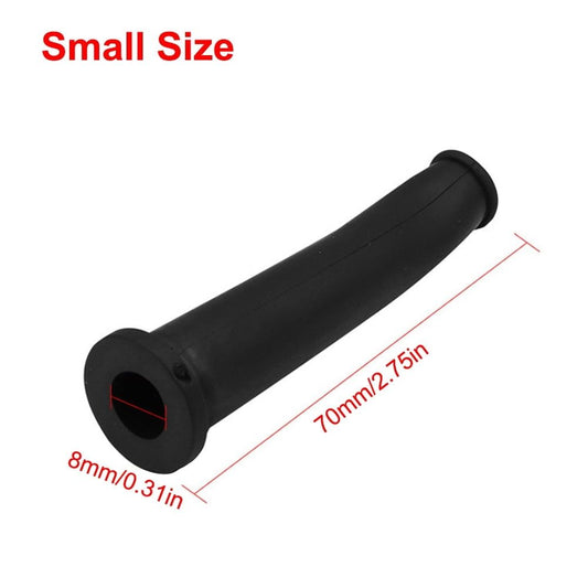 Rubber Power Cable Sleeve Protector for Drills Saws Angle Grinders, Black Insulation Covers, Power Tool Cord Guard (10Pcs, Small)