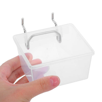 20Pcs Pegboard Storage Bin Set with Hooks Clear Wall Mount Organizer for Workshop and Kitchen