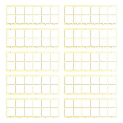 10Sheets Removable Double Sided Tape for Acoustic Panel Wall Mounting