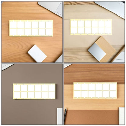 10 Sheets Double Sided Soundproof Foam Tape Transparent Acrylic Soundproofing for Office Use