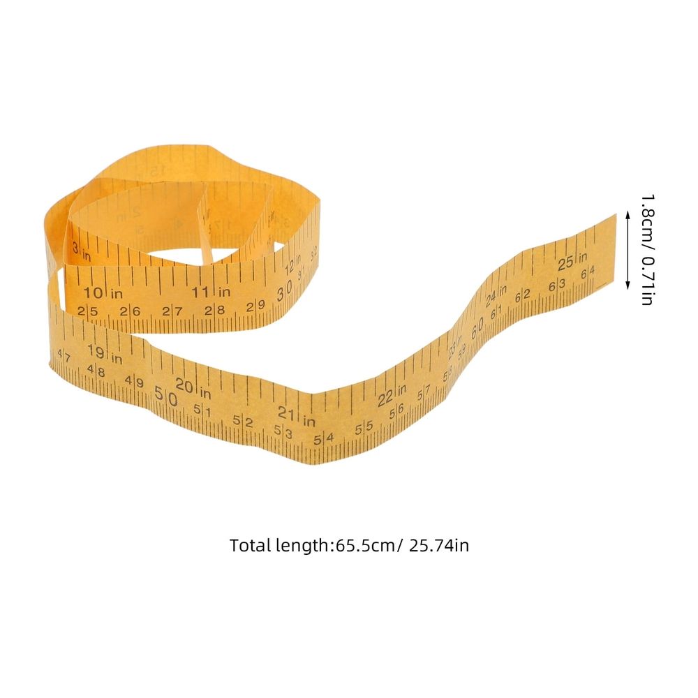 Portable Paper Tape Measure for Sewing Reliable Single Sided Body Measurement Ruler