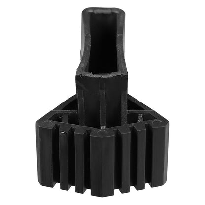 4-Pack Ladder Foot Covers with Deep , Non- Rubber Pads for Safe Ladder Use, Black