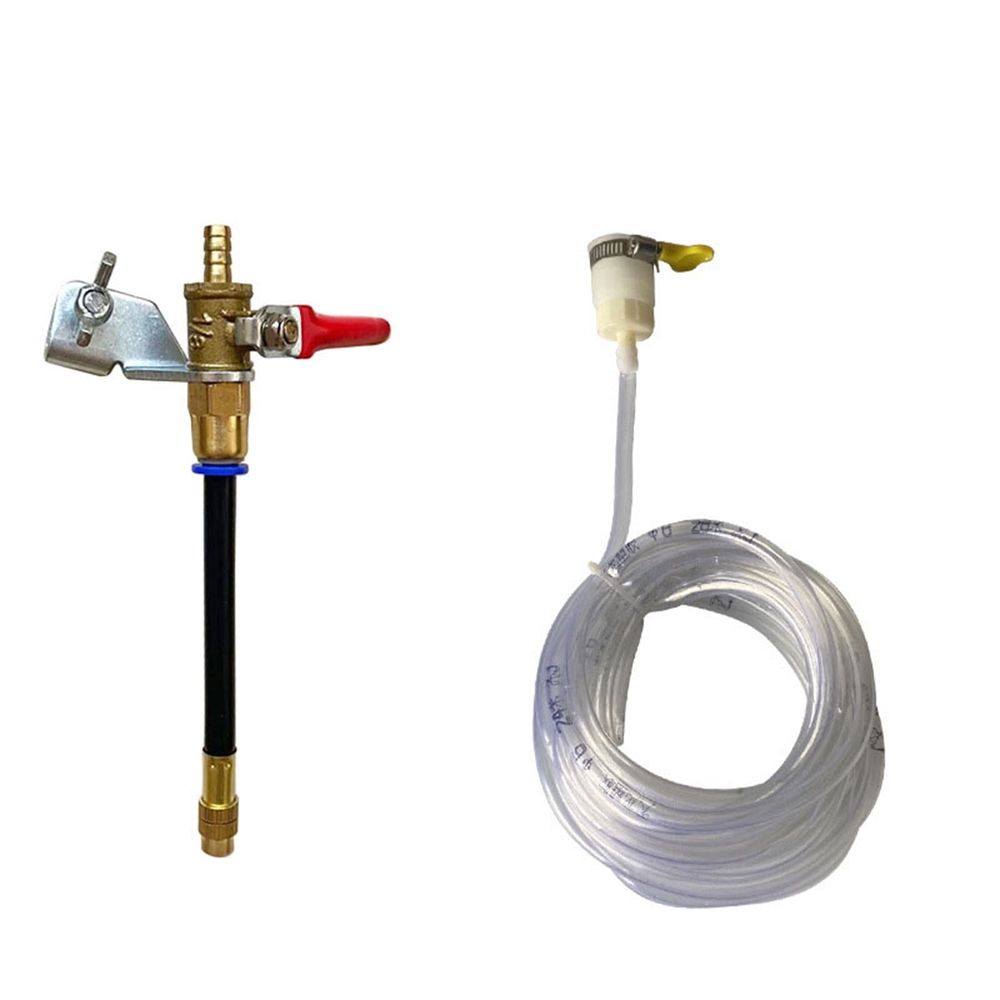 Water Spray Attachment for Angle Grinder – Misting System with 2 Spray Modes, Flexible Aluminum Tube, Rust-Proof Construction, Ideal for Tile Cutting and Surface Preparation,Black