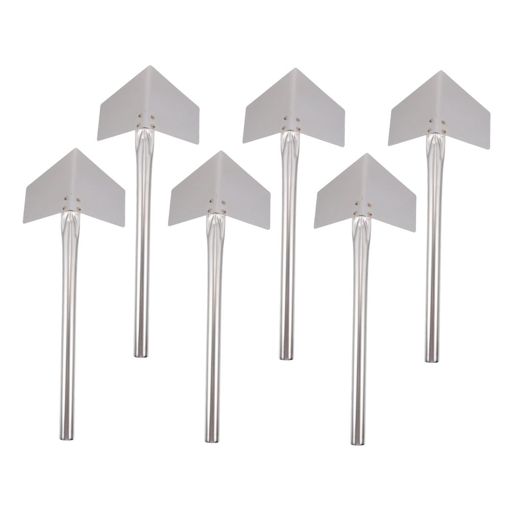 Stainless Corner Trowel Silver for Home Wall Angle Repair Scraping Cutter 6Pcs