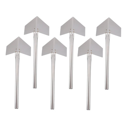 Stainless Corner Trowel Silver for Home Wall Angle Repair Scraping Cutter 6Pcs