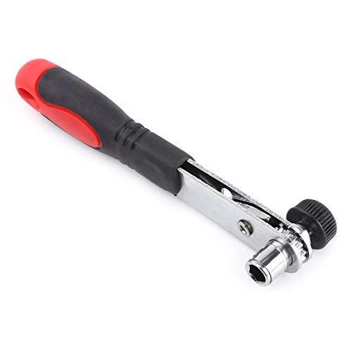 Walfront 1/4" Wrench Screwdriver Ratchet Handle with Interchangeable Driver Bits and Hex Socket Ratchet Wrench Sockets Tool Sets