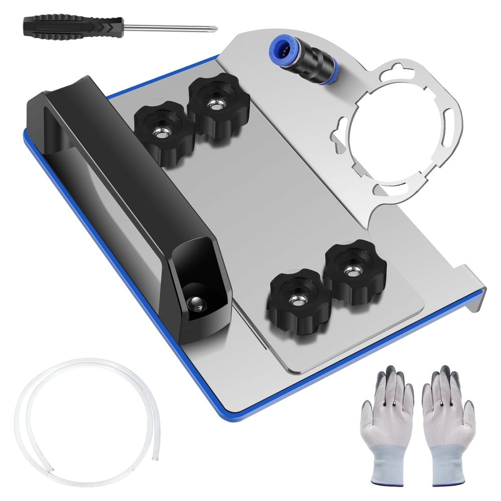 Angle Grinder Stand for Tile 45° Chamfering Cutting, Efficient Angle Grinder Chamfer Bracket, Tile Chamfering Tool for 100 Type Angle Grinders Cutting Ceramic Stone