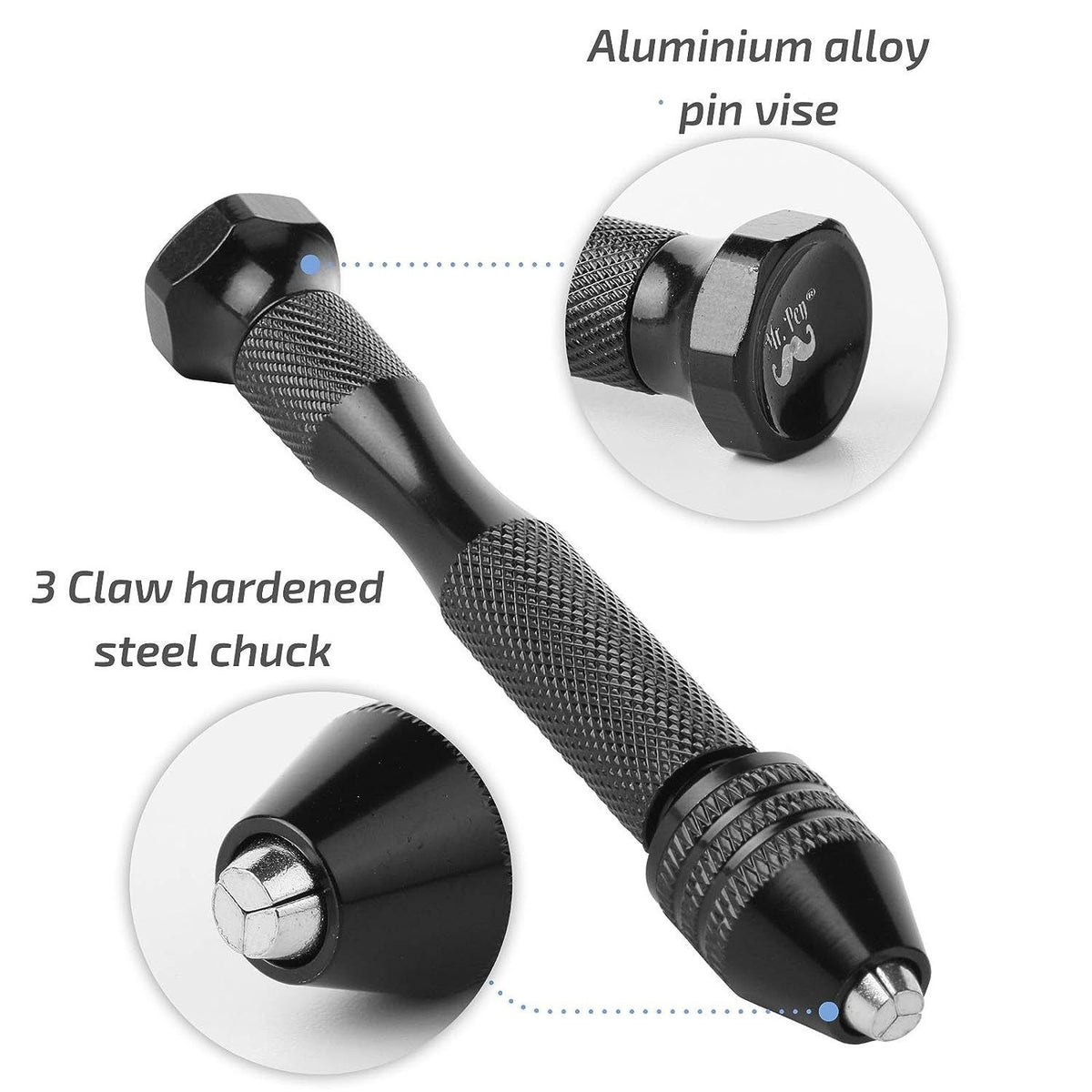 1 Set Hand Drill Tool Pin Drilling Bits Tools Pendant Drill Small Hand Drill Shift Knob Jewelry Making Drills Mini Drill Bits Resin Drills