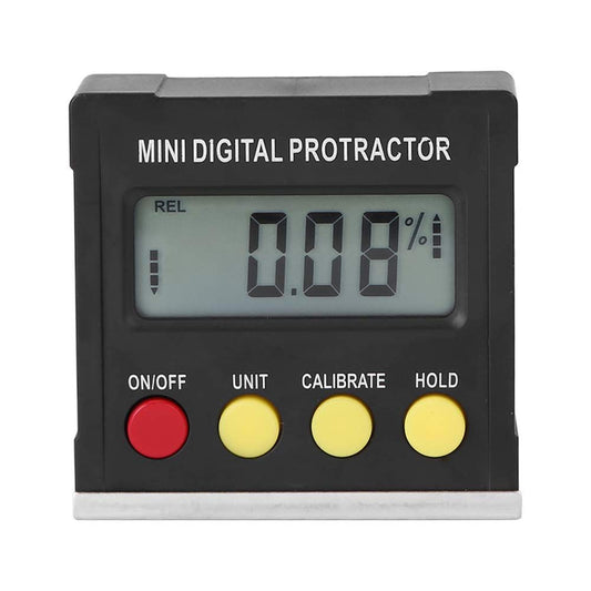 Horizontal Angle Gauge, Digital Protractor, Inclinometer, Electronic Level Box with Magnetic Base Measuring Tools for Carpentry