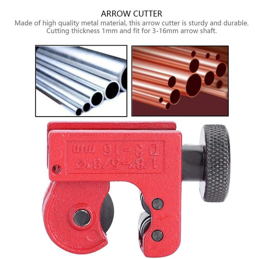 Mini Handheld Arrow Cutter, Multifunctional and Practical Functions Cut Off Saw Trimmer Aluminum Alloy Archery Arrow