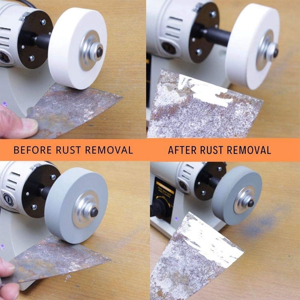 Buffing Polishing Wheel Kit 3 inch,for Bench Buffer/Bench Grinder,Buffing Wheel Hole 3/8 inch,Drill Arbor Adapter Kit