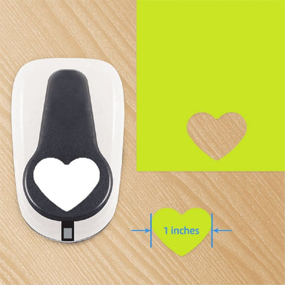 Heart Hole Punch,Heart Paper Punches for Crafts, Shaped Punch,9/16/25mm Set