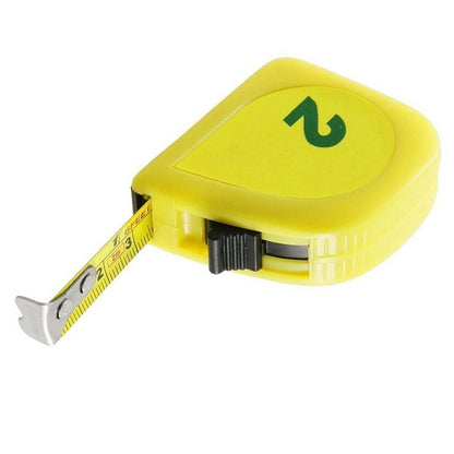 10X Yellow 2M 6FT Tape Meter Measuring Tape Scale Metal Capsule