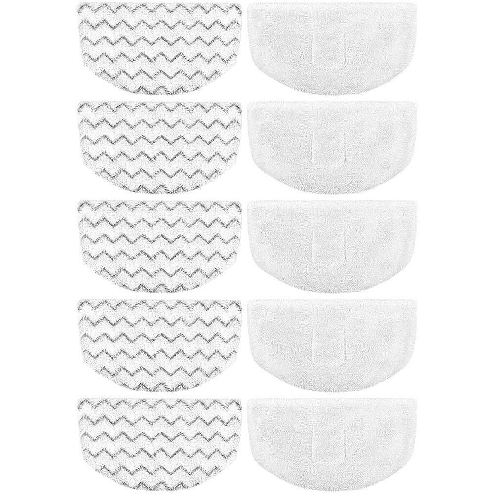 10 Pack Steam Mop Replacement Pads for Bissell Powerfresh Steam Mop 1940 1806 1544 1440 2075 2685A 2814 Series, Model 19402 19404 19408 19409 1940A 1940F 1940Q 1940T 1940W B0006 B0017 2075A