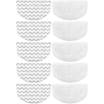 10 Pack Steam Mop Replacement Pads for Bissell Powerfresh Steam Mop 1940 1806 1544 1440 2075 2685A 2814 Series, Model 19402 19404 19408 19409 1940A 1940F 1940Q 1940T 1940W B0006 B0017 2075A