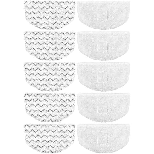 10 Pack Steam Mop Replacement Pads for Bissell Powerfresh Steam Mop 1940 1806 1544 1440 2075 2685A 2814 Series, Model 19402 19404 19408 19409 1940A 1940F 1940Q 1940T 1940W B0006 B0017 2075A