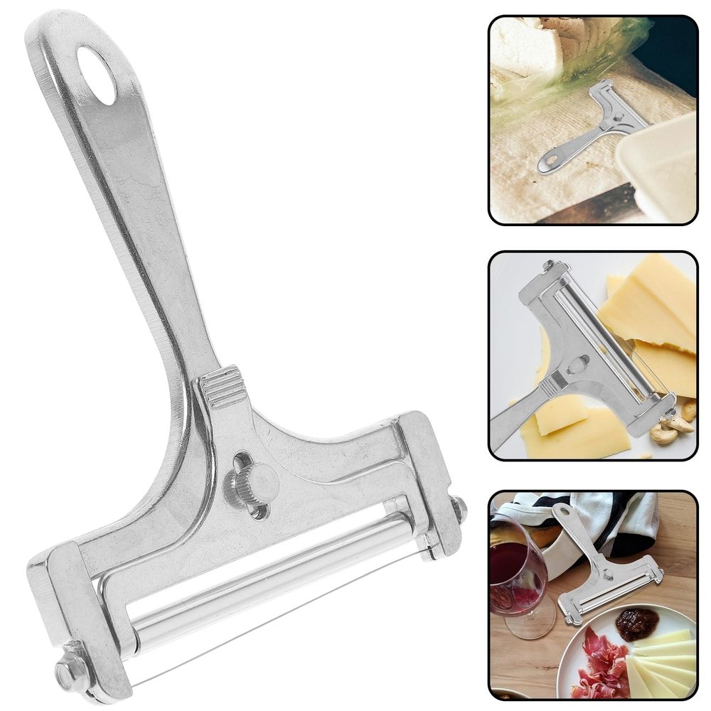 Plated Cheese Cutter Set with Wire for Effortless Kitchen Slicing and Serving
