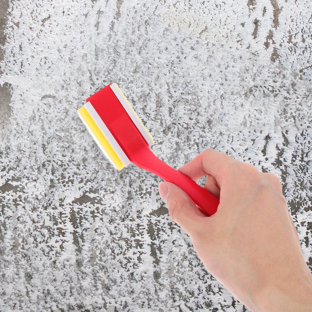 3Pcs Professional Wall Paint Edger Brush with Plastic Handle for Trim Edges