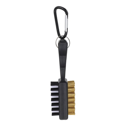 Double-Sided Golf Brush Cleaner with Scrubber for Golf and Grips