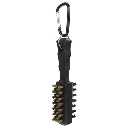 Double-Sided Golf Brush Cleaner with Scrubber for Golf and Grips
