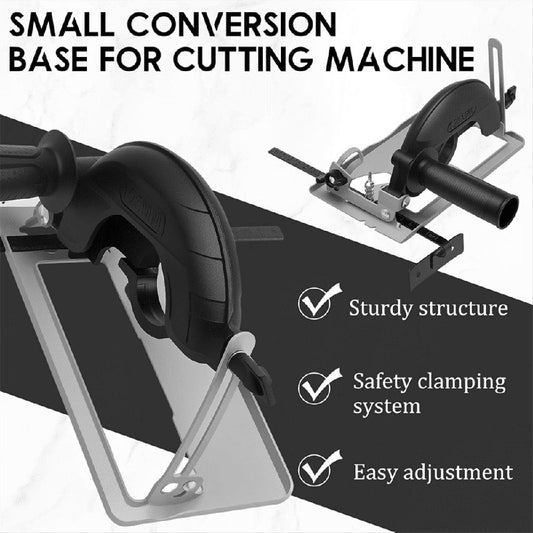 Angle Grinder Stand, 45° Adjustable Angle Grinder Holder Accessories Cover, 0-40mm Cutting Depth, Cutting Bracket,1 x Angle Grinder Cutting Stand 1 x Wrench 1 x Joint,As Shown
