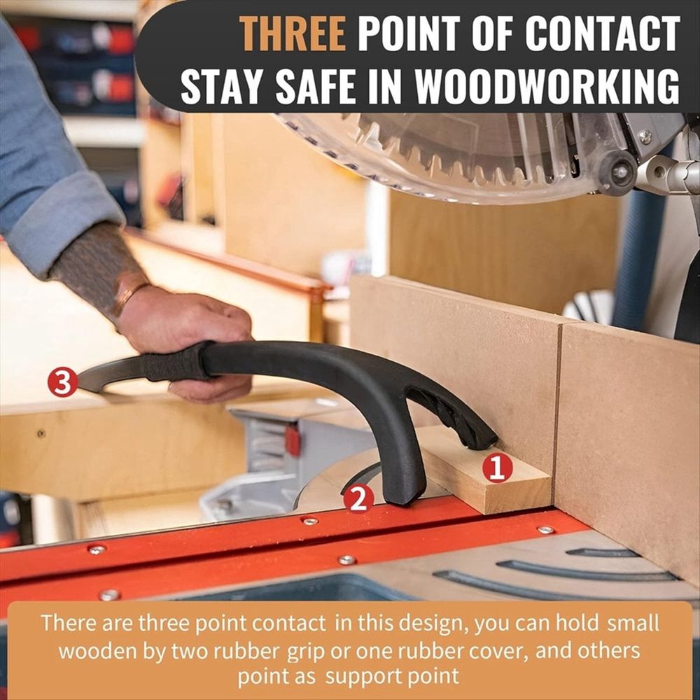Miter Saw Hold Down Stick,Woodworking Protection Tool, Keep Your Hands Away From Saws, Push Sticks for Wood
