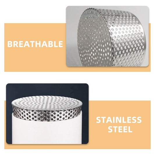 Plated Stainless Steel Floor Drain Cover, and -Resistant for Garage, Courtyard, and Outdoor Use