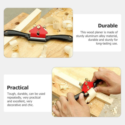 Premium Hand Planer Spokeshave with Black Alloy Steel Blade for Precision Wood Shaping and Carpentry Work