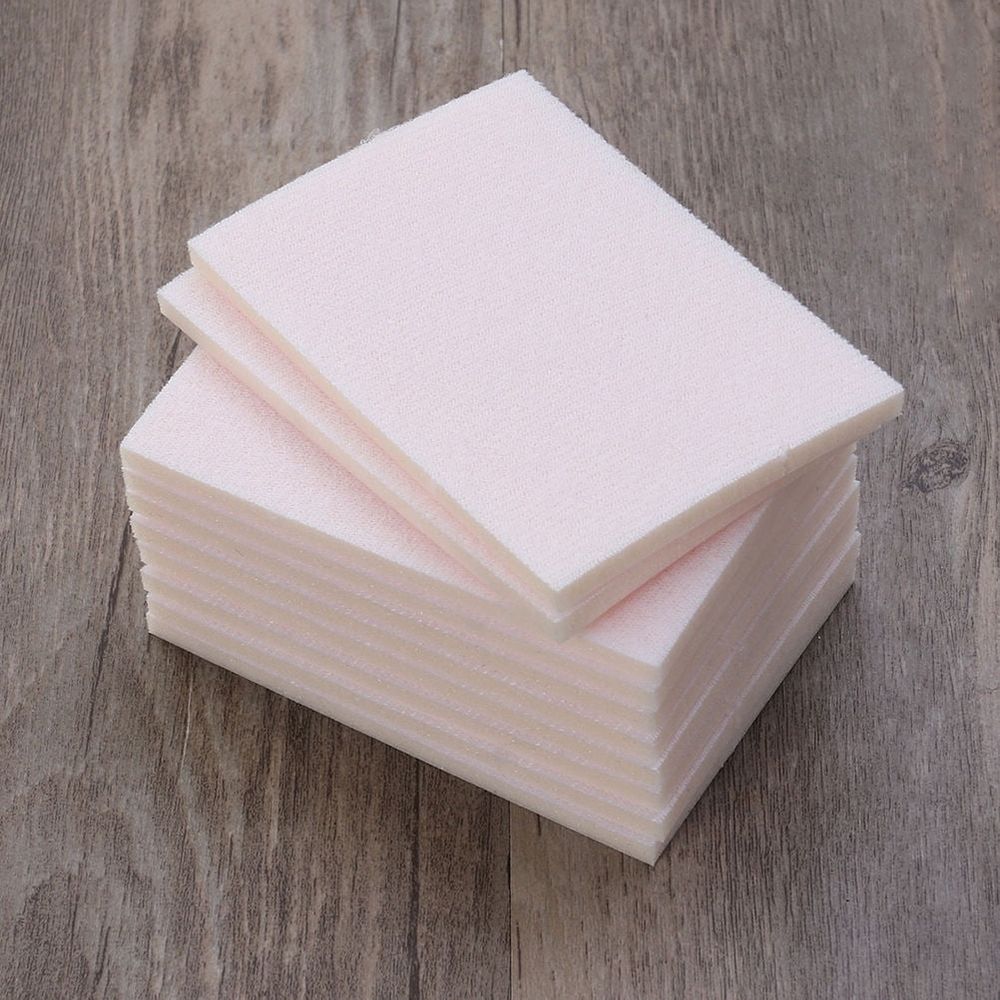 2000 Grit Abrasive Sponge, White, Dust Absorbing, Smooth Sanding Sponge for Wet & Dry Use, Ideal for Cleaning and Polishing