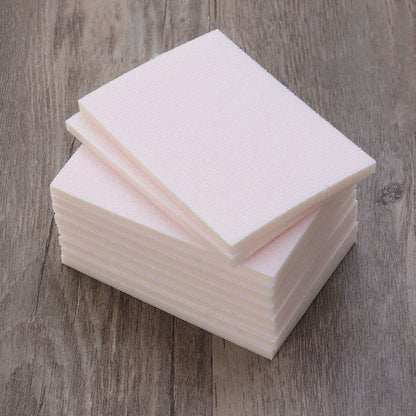 2000 Grit Abrasive Sponge, White, Dust Absorbing, Smooth Sanding Sponge for Wet & Dry Use, Ideal for Cleaning and Polishing