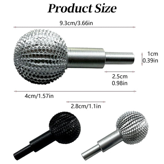 Sphere Rotary Burr Angle Grinder, Ball Gouge Angle Grinder Attachments Power Carving Tools for Wood Carving Grinding Polishing Engraving, 3.66Inches