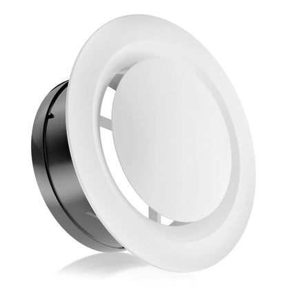 Adjustable 6Inch Round Vent Cover Adjustable Exhaust Vent Ducting Ventilation Grilles for Ceiling Wall Airflow Control