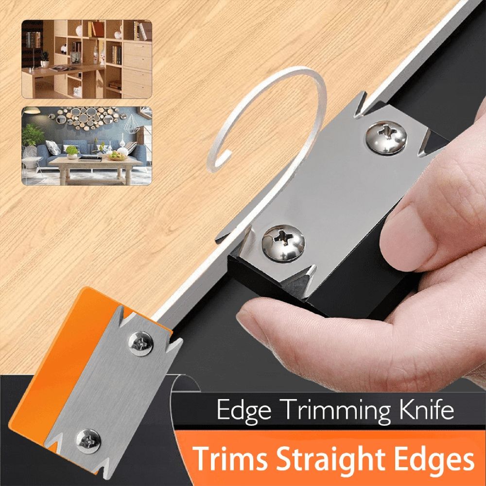 Mini Edge Banding Trimmer Tool, Veneer Edge Bander for Woodworking Deburring - Portable Hand Planer Cutter for PVC ABS Wood Corners, 1 Pcs, 2.56x1.7