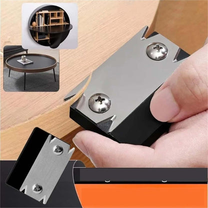 Mini Edge Banding Trimmer Tool, Veneer Edge Bander for Woodworking Deburring - Portable Hand Planer Cutter for PVC ABS Wood Corners, 1 Pcs, 2.56x1.7
