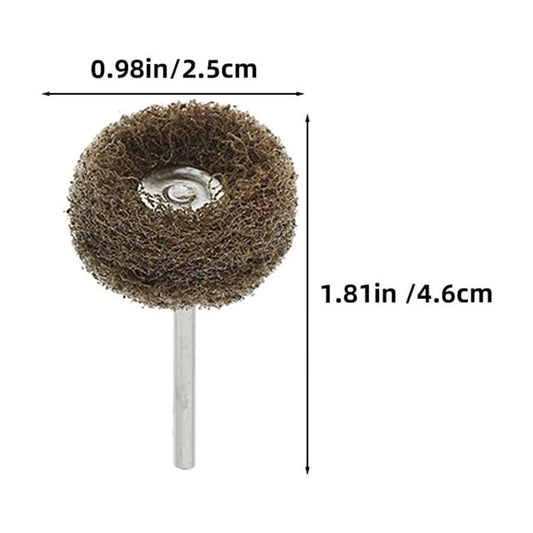 20Pcs Buffing Wheels for Drill Made from Steel and Scouring Pad for Versatile Use