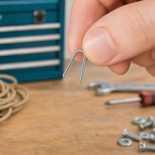 70 Pcs Rust-Resistant U Nails for Wood and Wire Fencing, Fixing Nails for Garden, Home, and Outdoor Projects