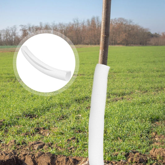 Tree Protectors White PP Material 6-Pack Tree Guards for Garden and Outdoor Plant
