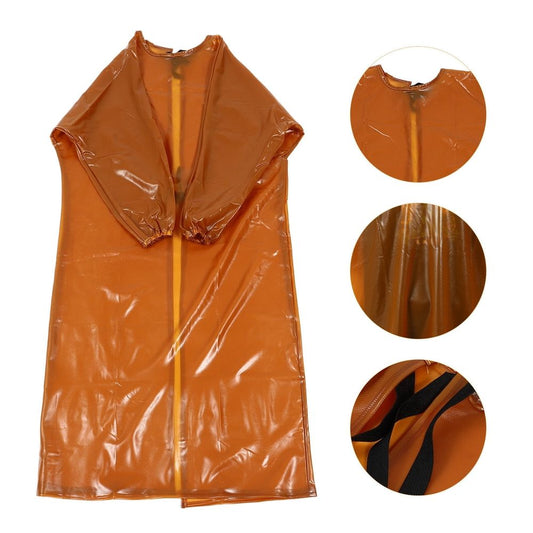 Yellow PVC Splash-Proof Overalls Wear-Resistant for Factory Workers