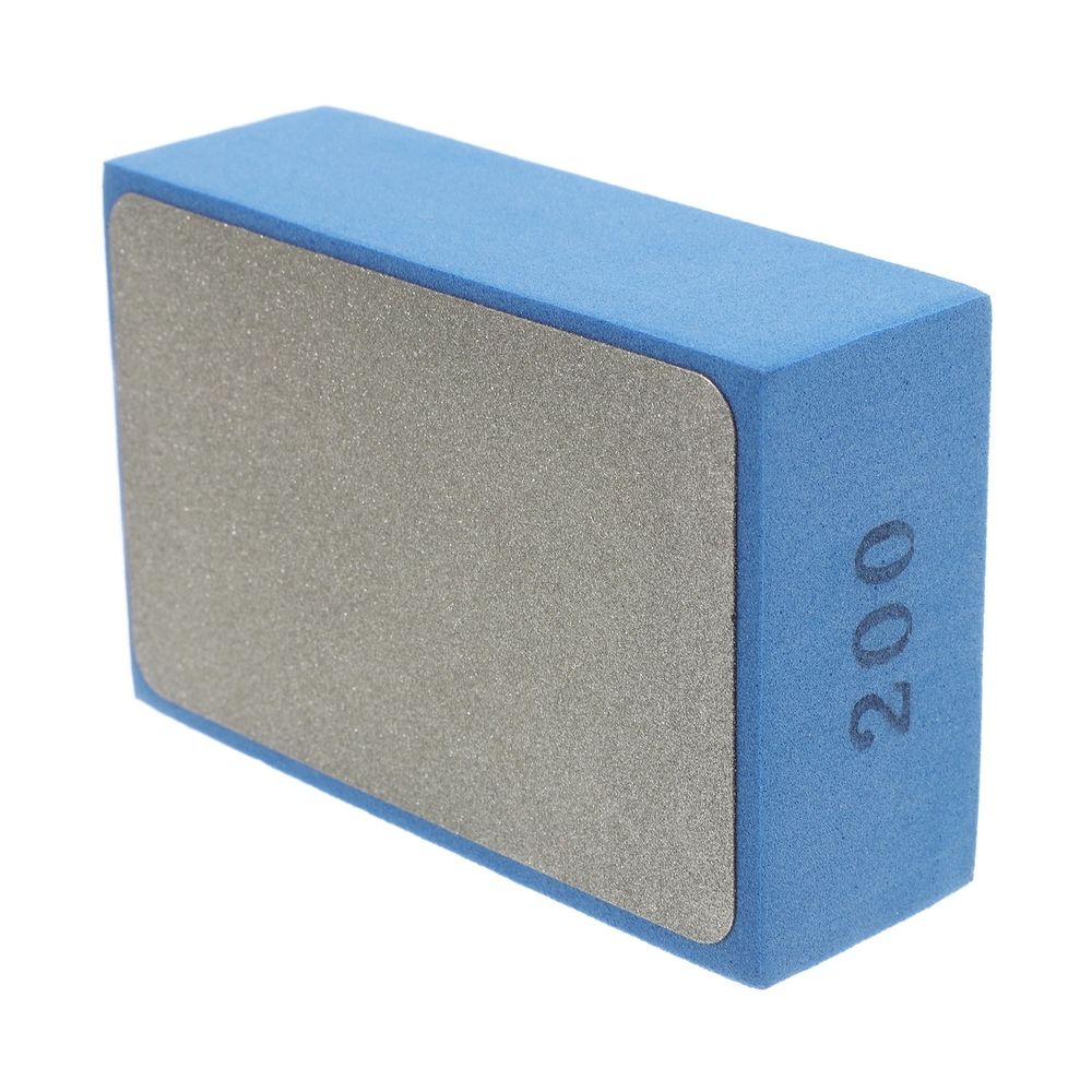 Versatile Tile Polishing Kit Blue Handheld Sanding Pad for Stone Concrete and Glass